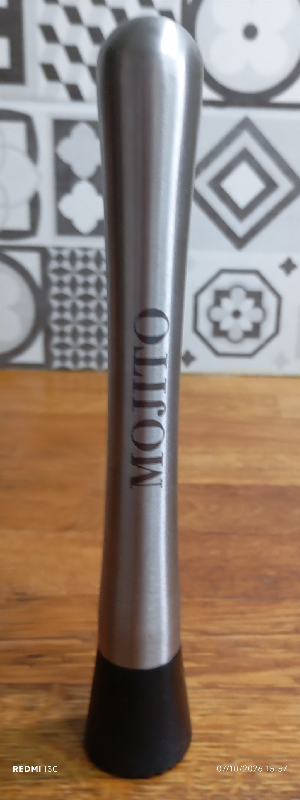 Pilon à mojito en acier inoxydable